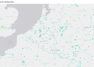 Índice Europeu da Qualidade do Ar: informação sobre a qualidade do ar atual ao alcance dos seus dedos
